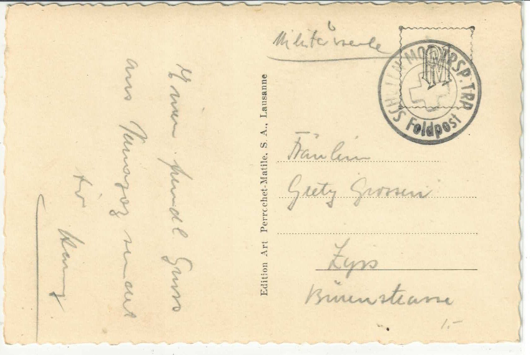 Cartoline postali: Route Martigny-Salvan – Usato da Ettingen venduto da Kartenplanet 1