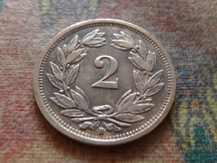 Alle Münzen: 2 Rp. 1927  (B) – Gebraucht aus Romanel-sur-Lausanne von Swift13 1
