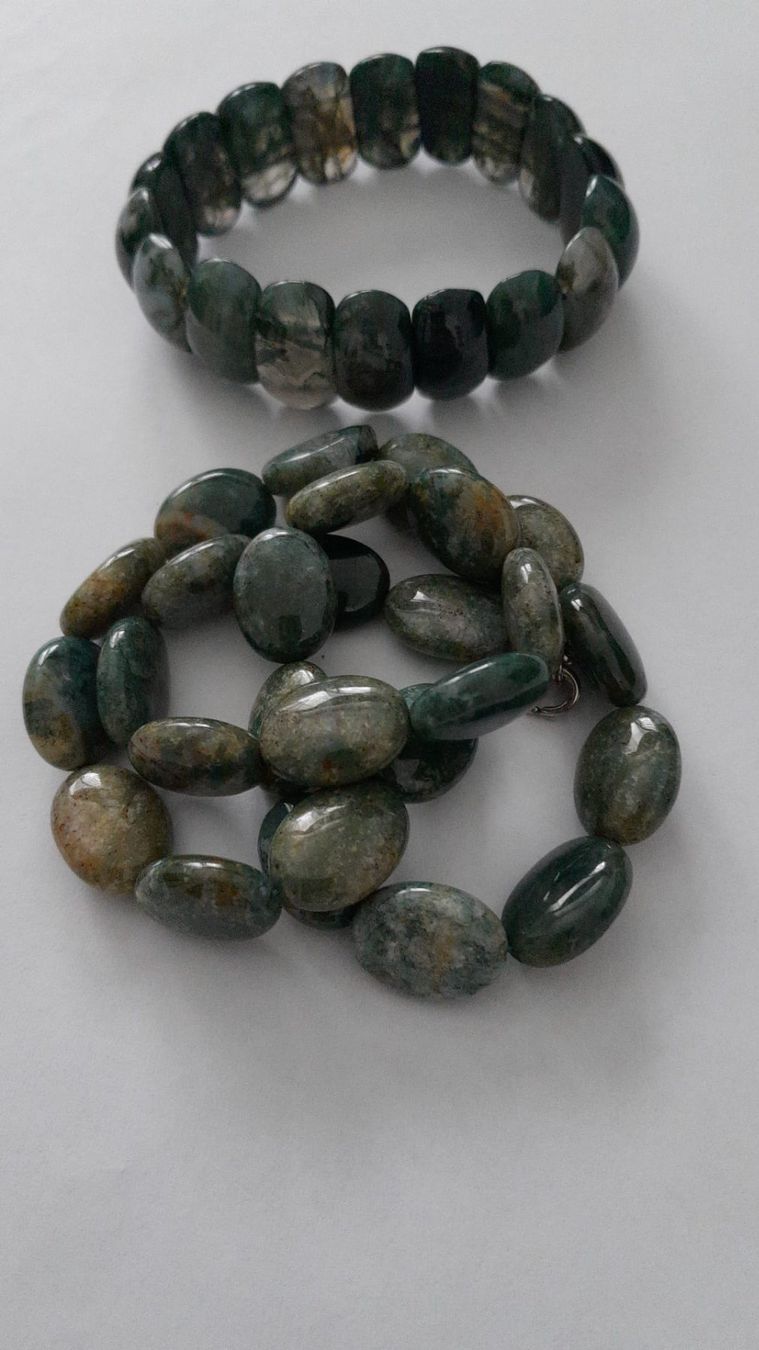 Colliers: Moosachat Kette mit Armband – D'occasion à Amriswil par jae_9kvl