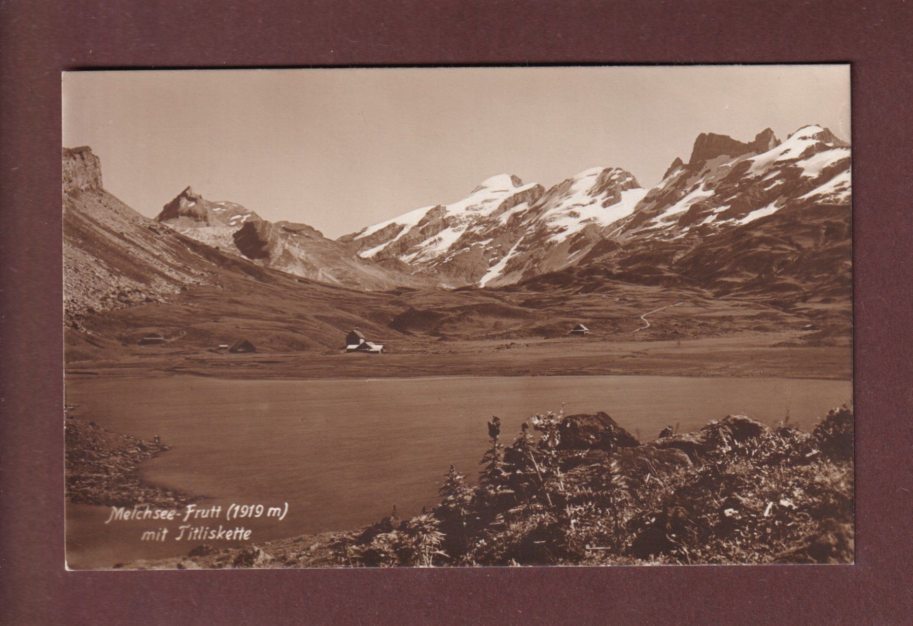 Ansichtskarten: MELCHSEE-FRUTT - Titliskette – Gebraucht aus Pully von nicecards-shop