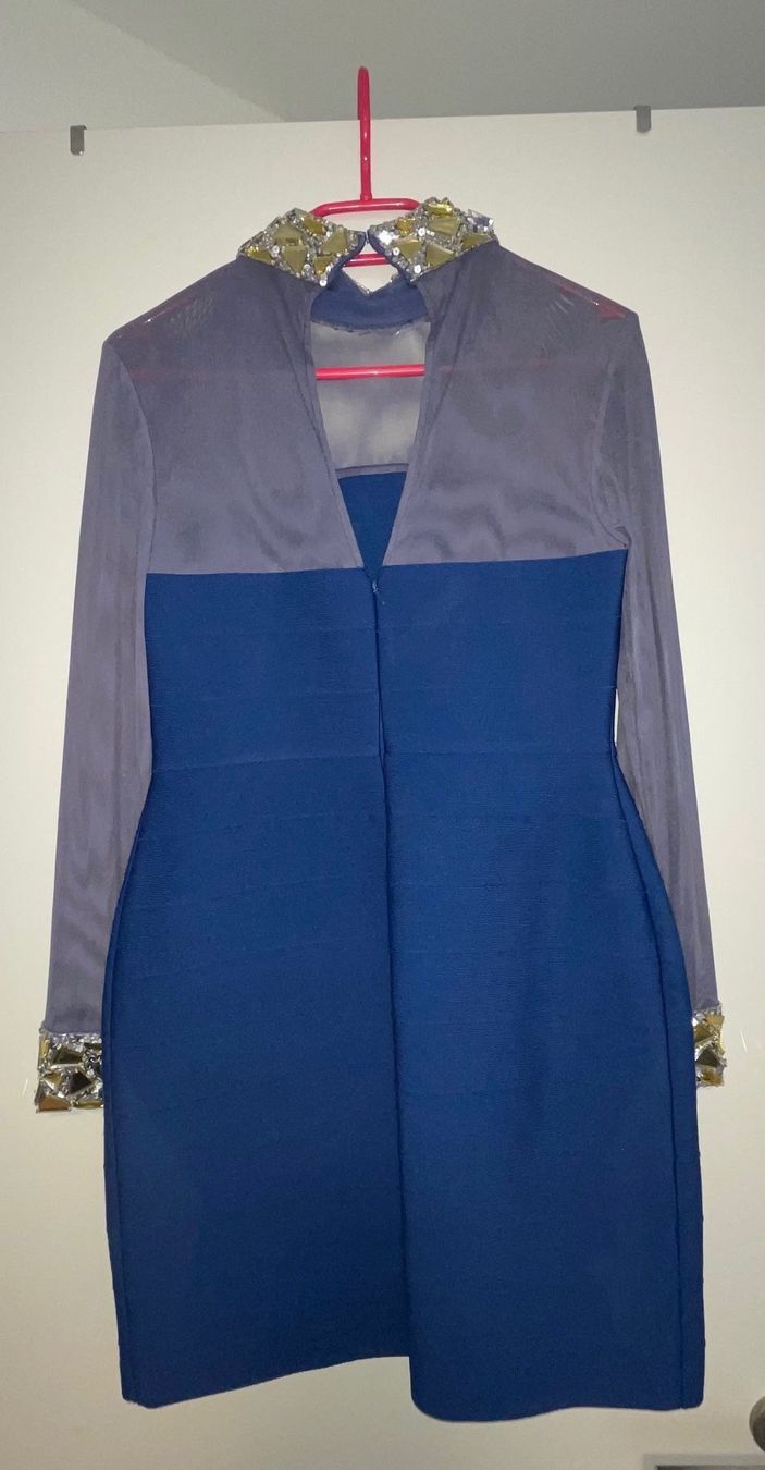 Vestiti: Kleid, blau, Gr. 40/10, einmal getragen – Usato da Luzern venduto da AVM_M 1