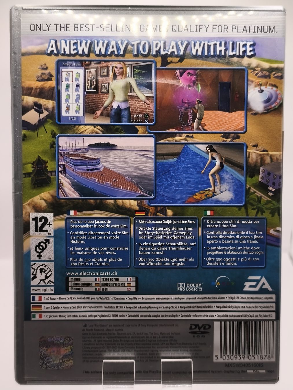 Sony Giochi: Jeu Playstation 2 The Sims 2 Platinum – Usato da Conthey venduto da Th3gr4yf0x 1