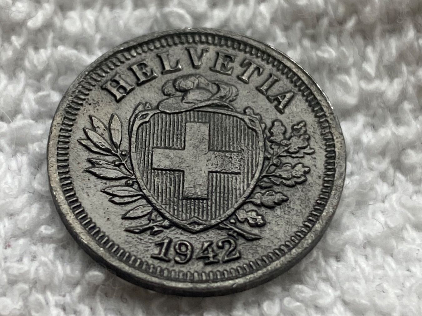 Alle Münzen: 1 centime/rappen 1942 – Gebraucht aus Nyon von Ilmi09