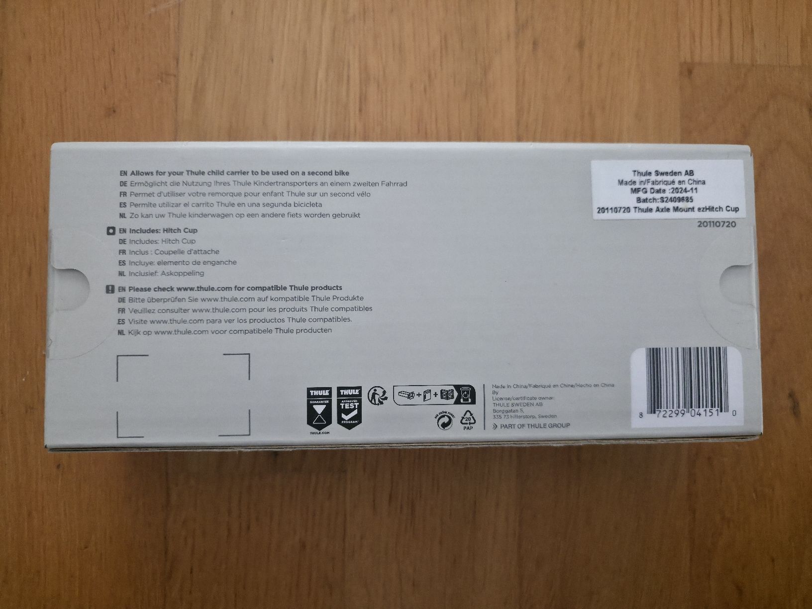 Thule Pezzi di ricambio: Thule ezHitch NEU / Ungeöffnet – Nuovo e nell'imballaggio originale da Zürich venduto da jabo22 1