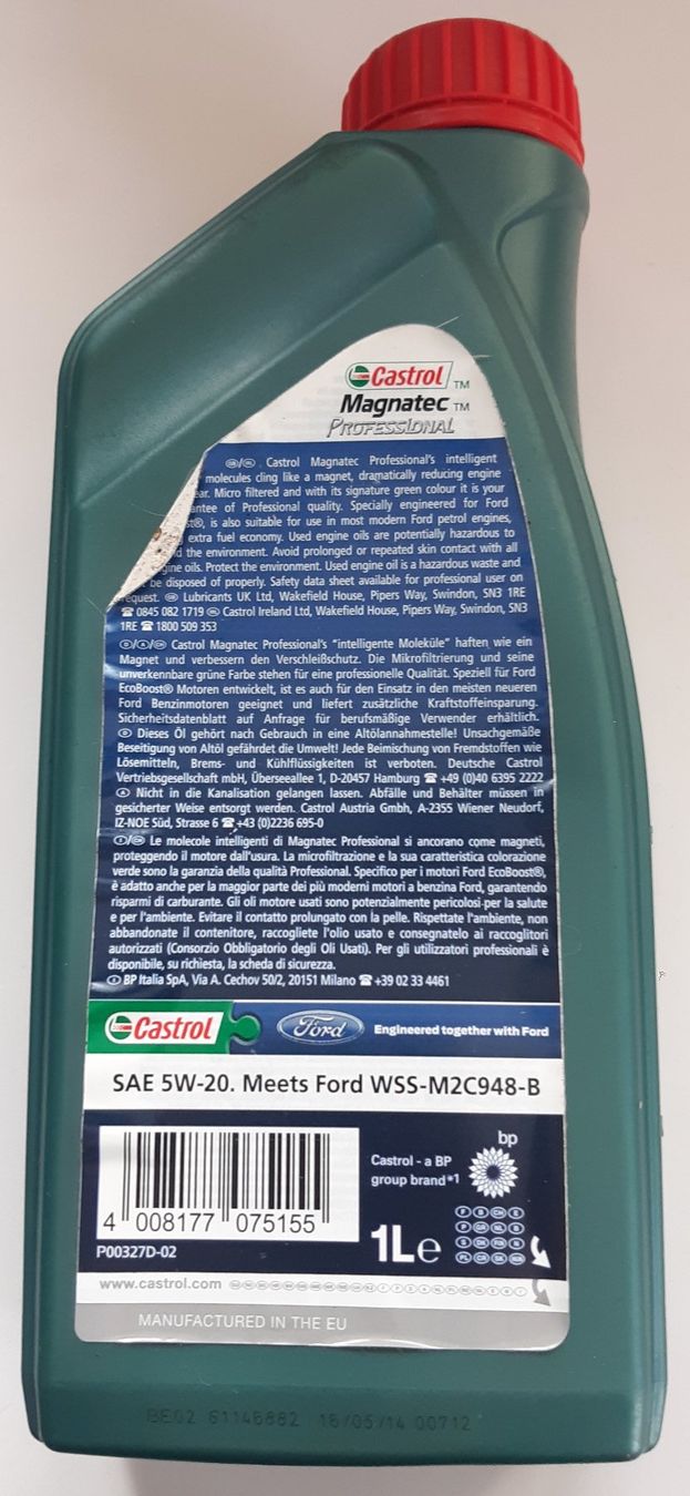 Oli & Additivi: Castrol Magnatec Professional - E 5W-20 – Nuovo (secondo la descrizione) da La Chaux-de-Fonds venduto da beasach 3