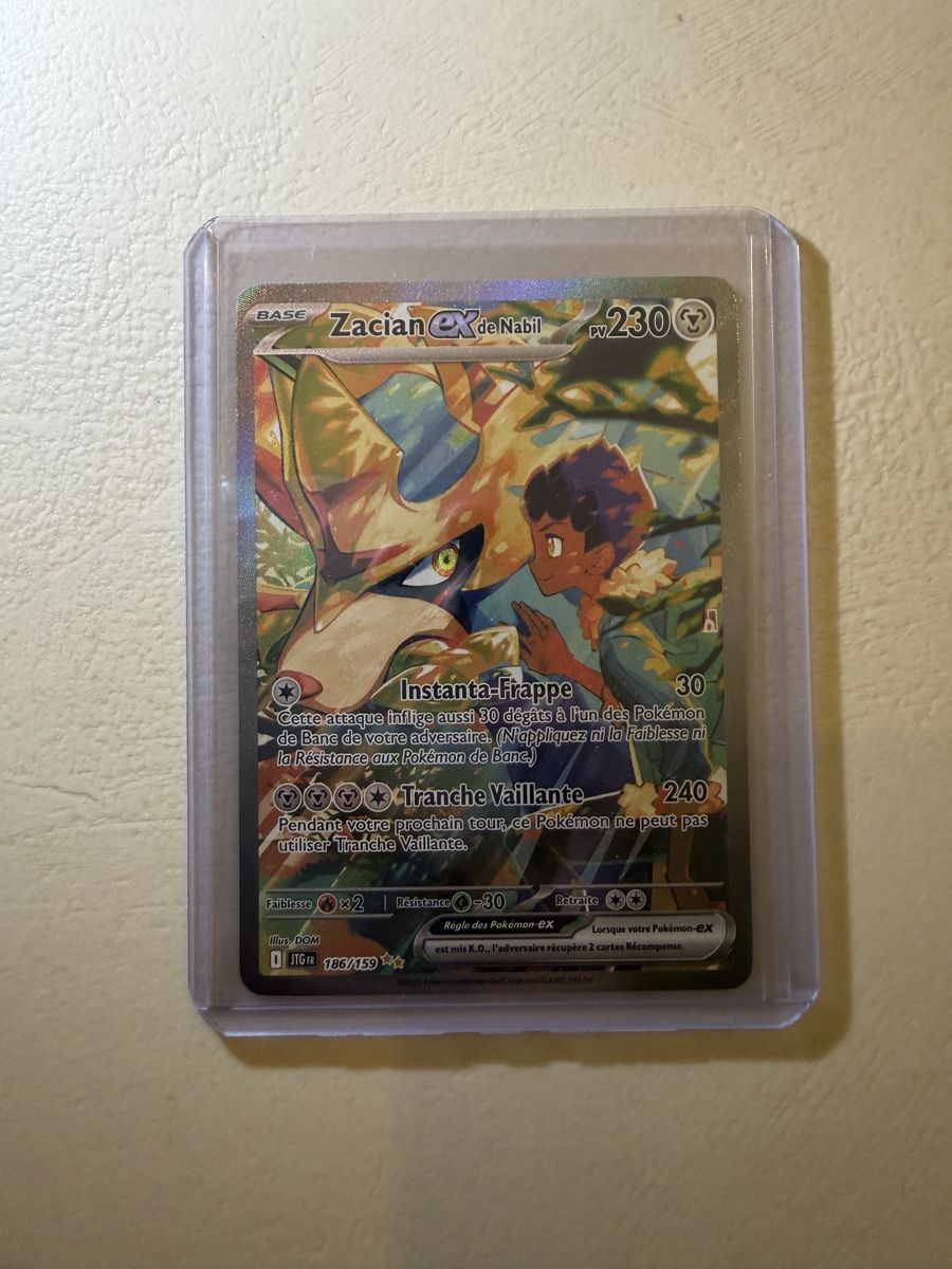 Pokémon Zacian ex de Nabil 186/159 – Illustration Rare FR (Neu und ...