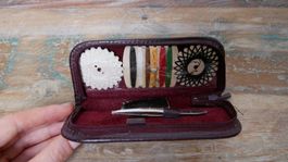Nähset Leder Etui Täschchen