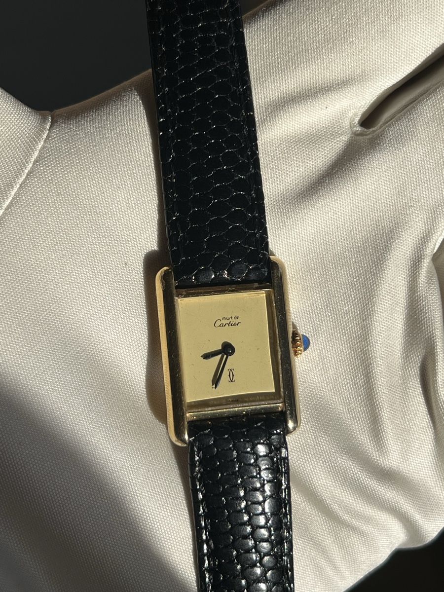 Cartier Orologi: Cartier Must, lemon dial, manual winding – Usato da Genève venduto da chh_hhm7