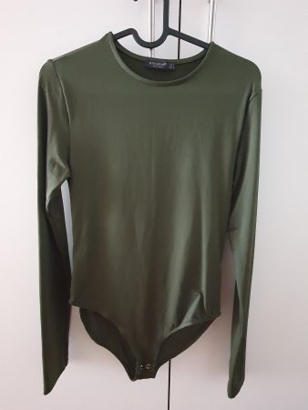 Body langarm Stradivarius Khaki Grösse S