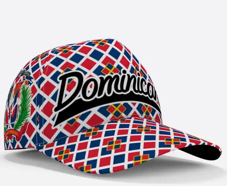 Copricapi, berretti & cappellini: Dominikanische Republik Cap – Nuovo e nell'imballaggio originale da Biel/Bienne venduto da Bolagol9