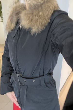 Winterjacke S/36 mit Echtpelzkragen ideal Weihnachtsgeschenk