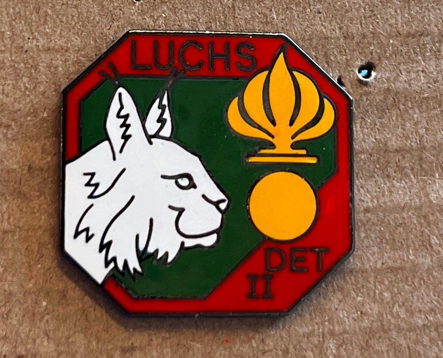 Placchette & Badge: Pin Luchs Det II, Polizei oder Armee – Usato da Obernau venduto da Wgnom