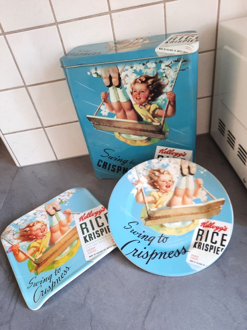 Geschirrsets: KELLOGG'S VINTAGE. 3 PIÈCES – Gebraucht aus Le Locle von marylise01