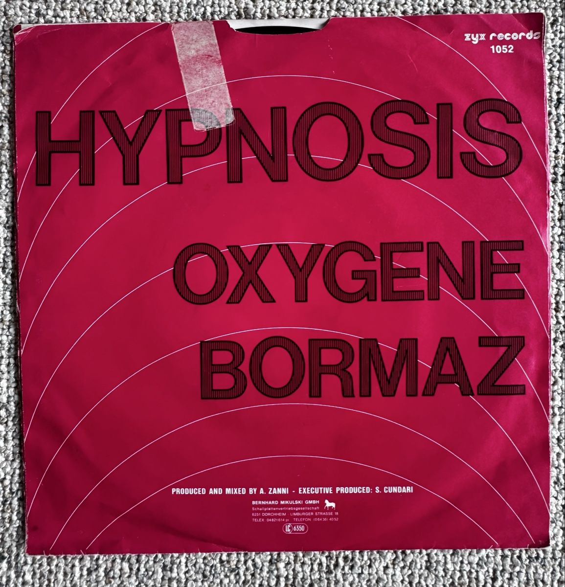 Dischi in vinile: Hypnosis - Oxygene - 7" Single- 80s/Italo Disco – Usato da Rorbas venduto da BlackstarRecords 1