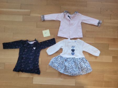 Oberteile mädchen gr 80 x3 inkl marken wie Burberry