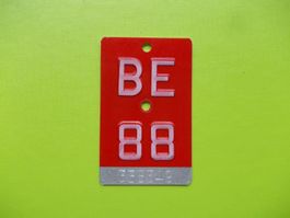 Velonummer / Fahrradnummer BE 88