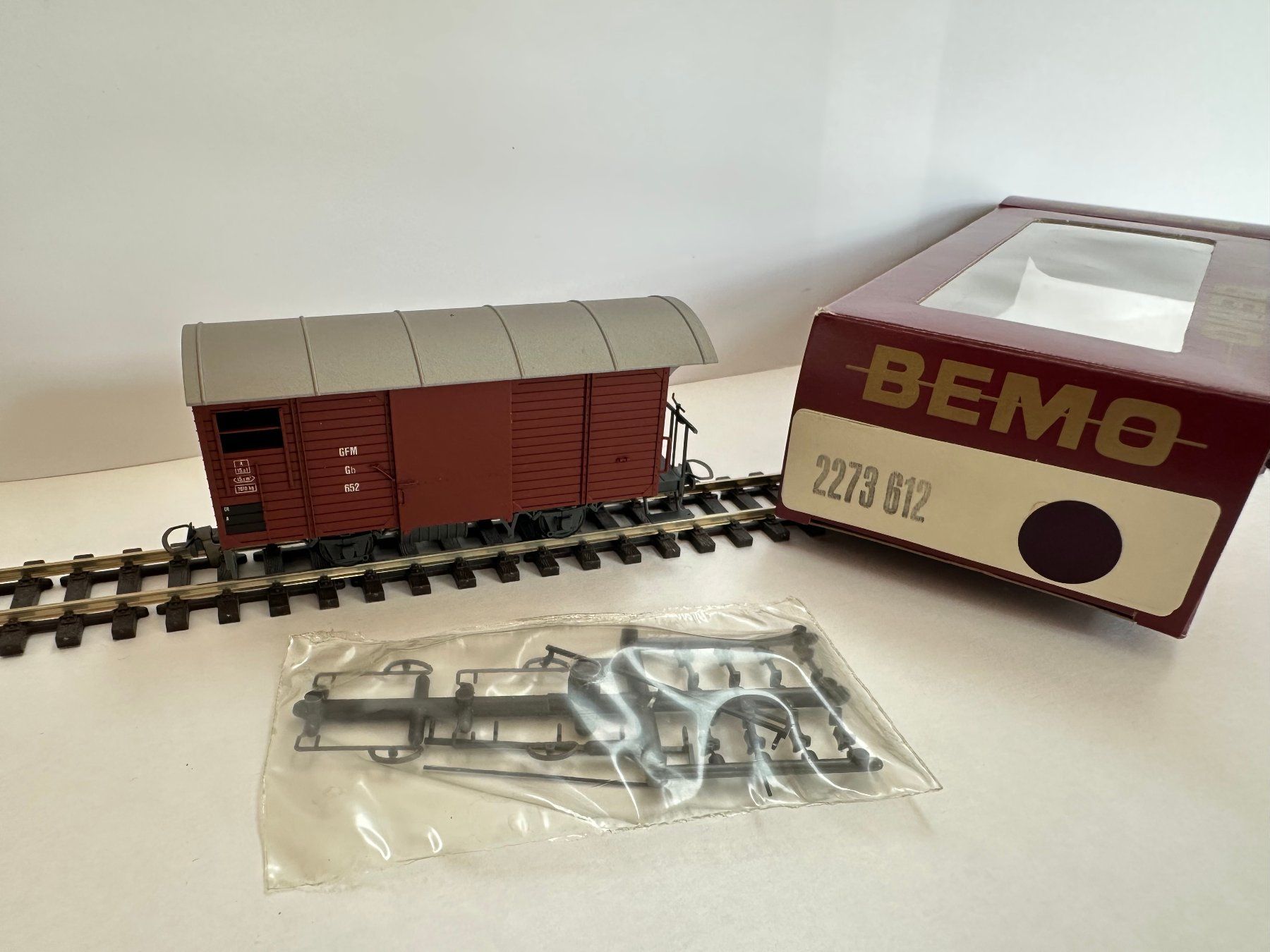 Bemo Modellini di ferrovie: Bemo - GFM Gb 652 - Gedeckter Güterwagen – Nuovo e nell'imballaggio originale da Domat/Ems venduto da mmx4001 2