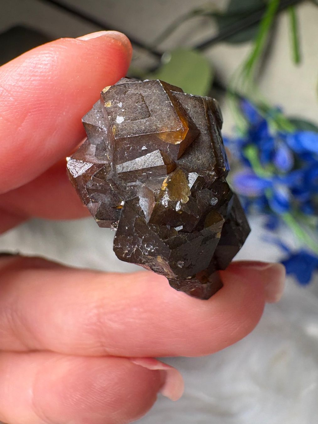 Minerali & Pietre curative: Grüner Granat – Nuovo (secondo la descrizione) da Neuheim venduto da m.hald 5
