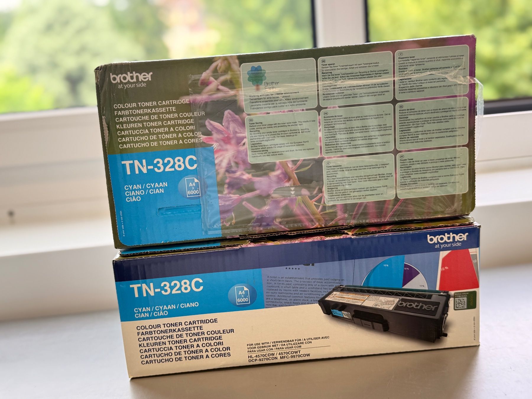 Brother Cartucce per stampanti & toner: Brother TN-328C Cyan Toner – Nuovo e nell'imballaggio originale da St. Gallen venduto da FILTROX-IT