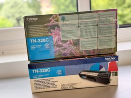 Brother TN-328C Cyan Toner