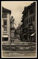 AK Schaffhausen, Fronwagplatz mit Mohrenbrunnen