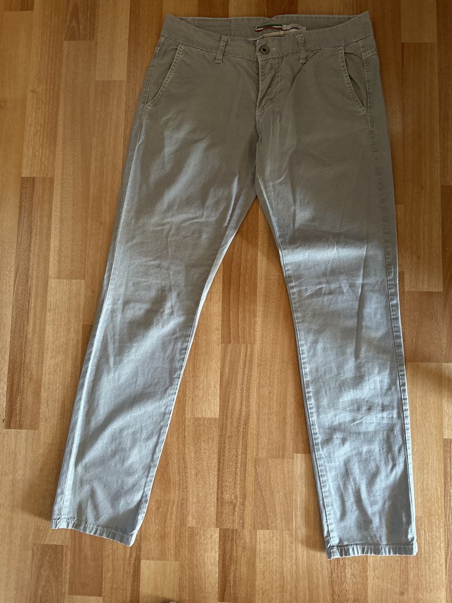 Please Jeans Pantaloni: PLEASE Hose, Gr. S, grau einf. Bundweite 38 cm – Usato da Wald AR venduto da Jakusi95