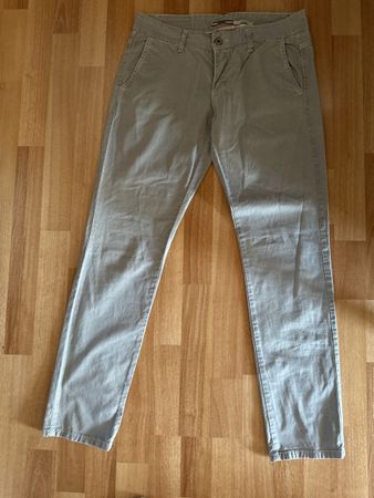 PLEASE Hose, Gr. S, grau einf. Bundweite 38 cm