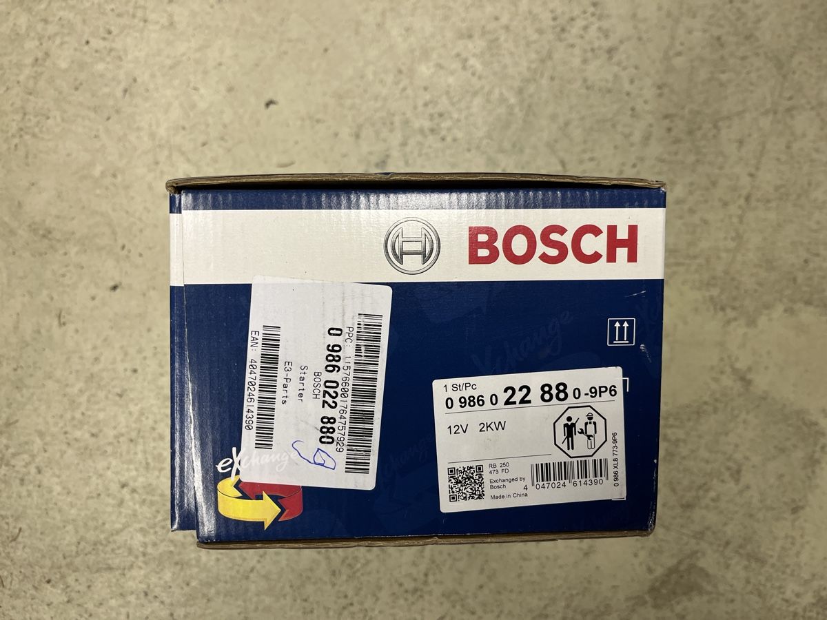 Bosch Tutti pezzi di ricambio auto: Anlasser Bosch OVP neu BMW e53 X5, e46, e60, e61, e83 – Nuovo e nell'imballaggio originale da Greppen venduto da Slik21