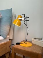Vintage 70 Jahre Lampe / Gelb / desk lamp