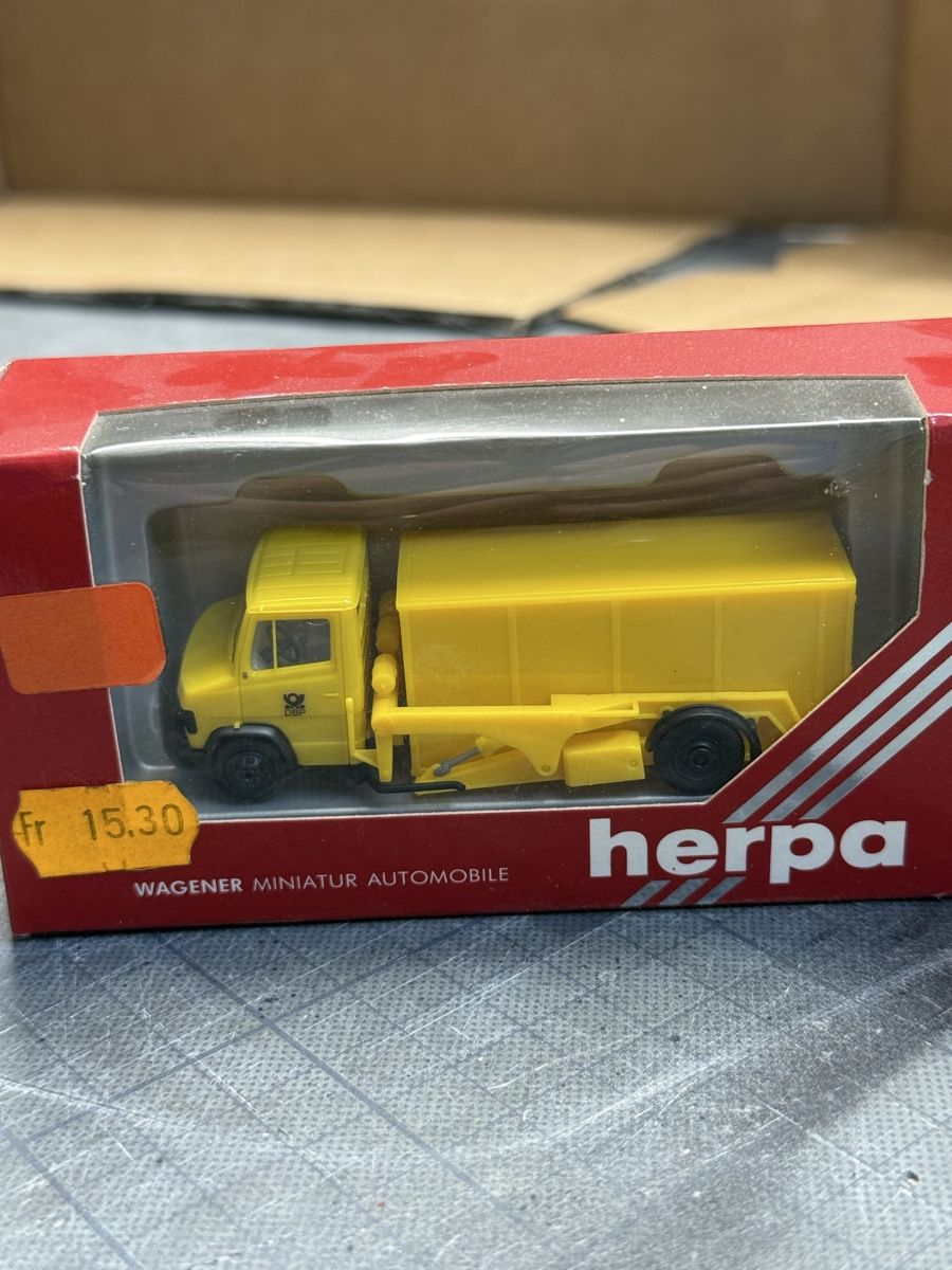 Herpa Modellini d'auto: Herpa 4120, Post Auto gelb, H0, 1:87 – Usato da Russikon venduto da Danielr5310