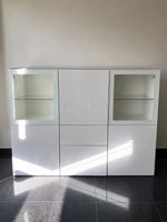IKEA BESTÅ Highboard / Sideboard mit Glas & Beleuchtung