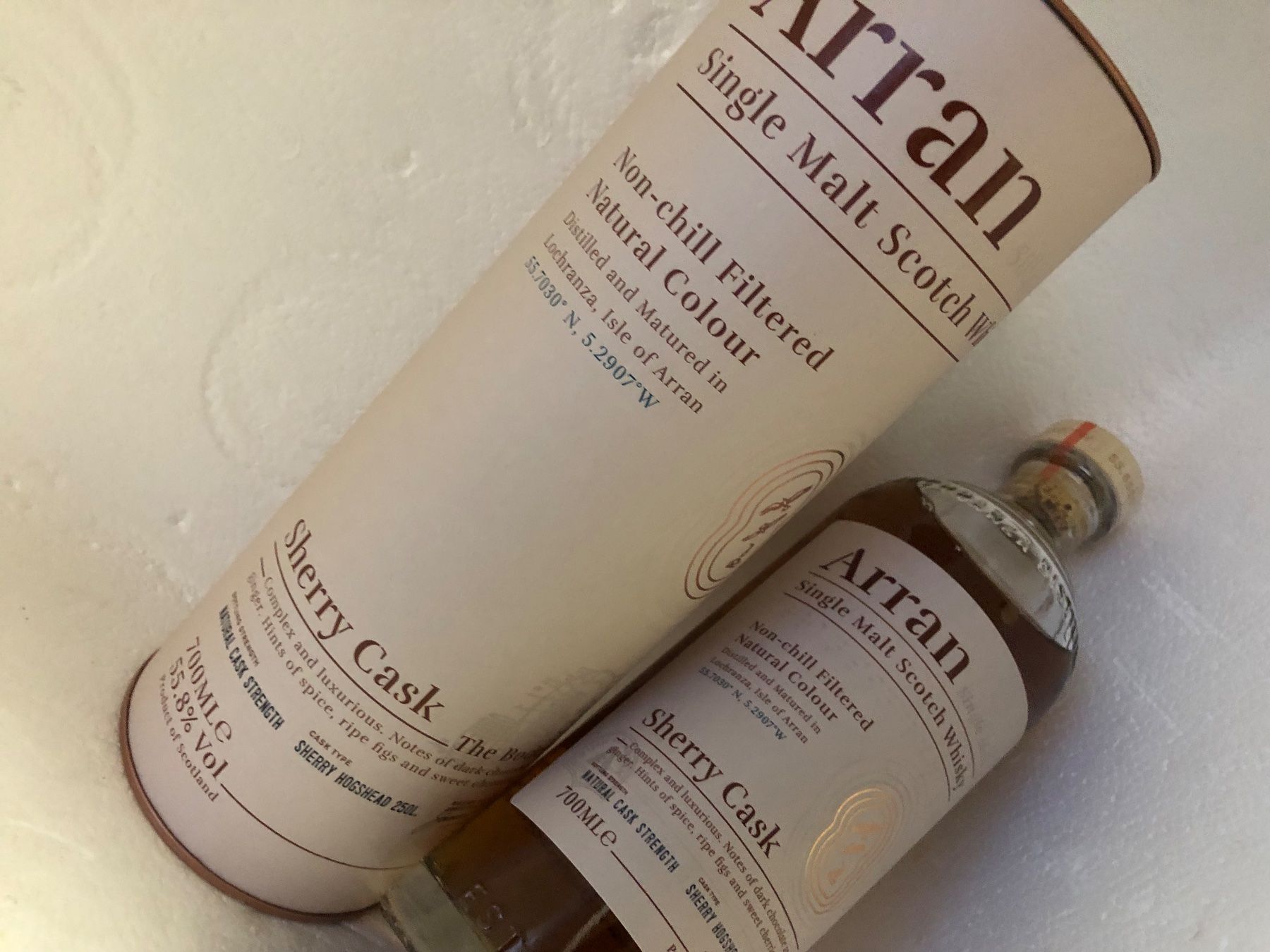 Arran Bevande alcoliche: 1 Flasche Arran The Bodega Sherry Cask Single Malt 55.8% – Nuovo e nell'imballaggio originale da Wöschnau venduto da Vinsale 8