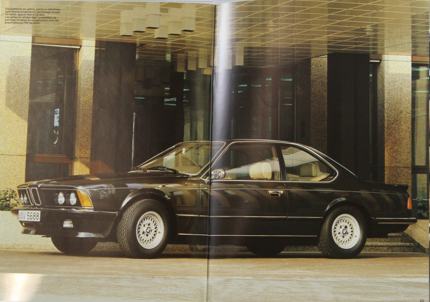 BMW Dokumente: PROSPEKT | BMW- 635CSi - 635CSi KAT - TYP E24   | AB 01.1986 – Gebraucht aus Unterägeri von Isha04 5