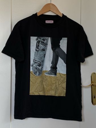 Palm Angels T-Shirt mit Skateboard Print, Grösse S