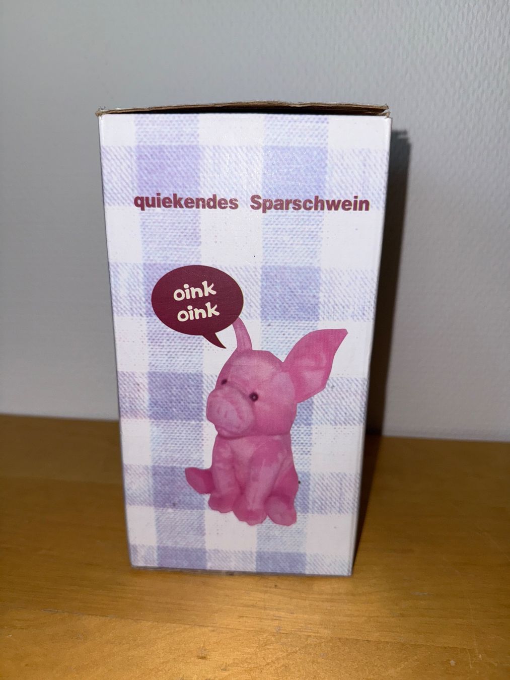 Spardosen: Quiekendes Sparschwein, im Originalkarton! – Neu und originalverpackt aus Arbon von reg_xn7l 1