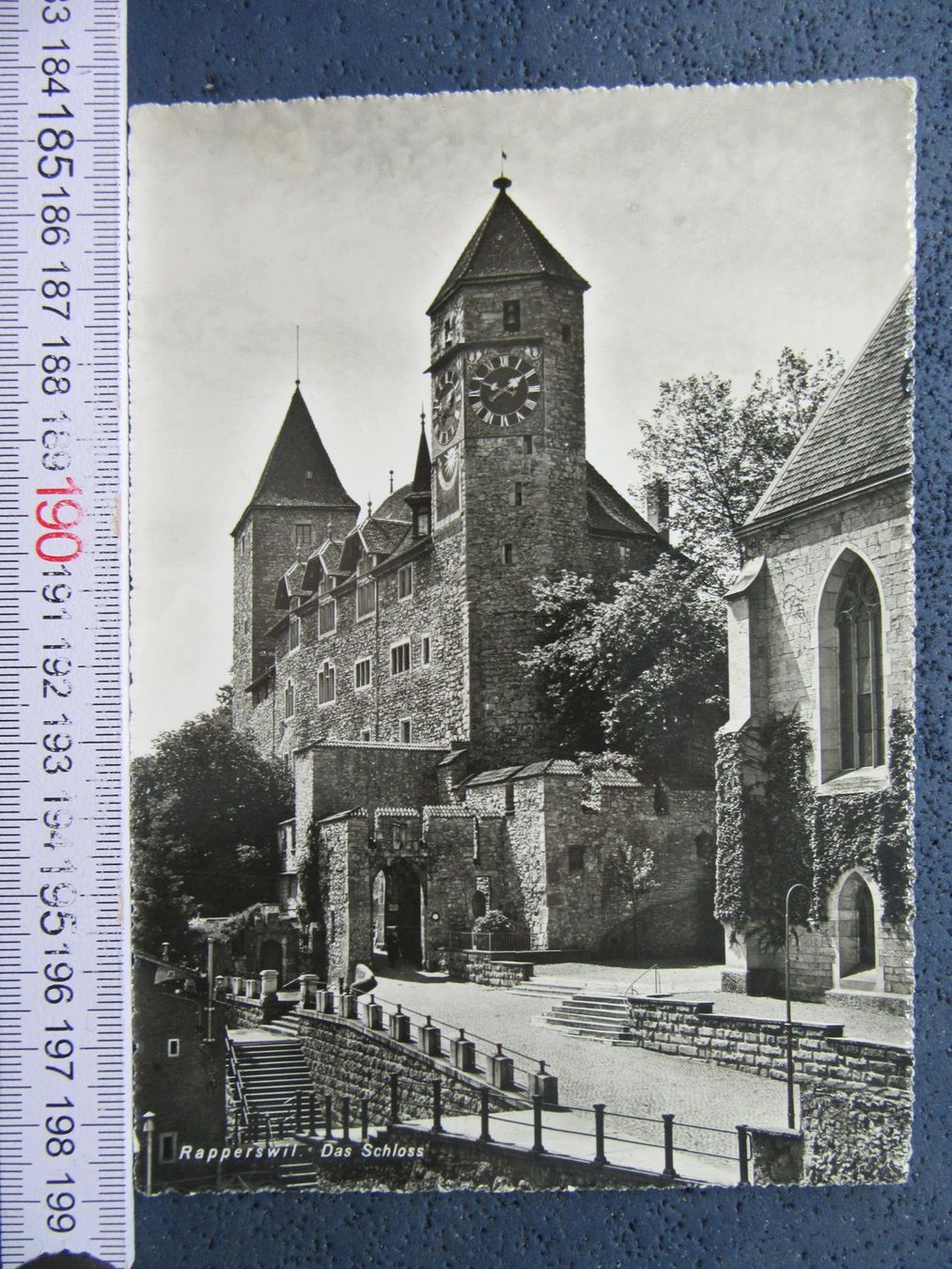Cartoline postali: RAPPERSWIL SG AK DAS SCHLOSS 1948 – Usato da Ettingen venduto da Hausi4711