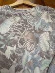 🌿Eleganter Damen Pullover, romantisches Muster, Gr. 36/38*
