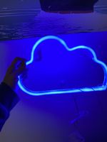 Wolken Lampe, LED Neon Licht, USB Batterie Betrieben