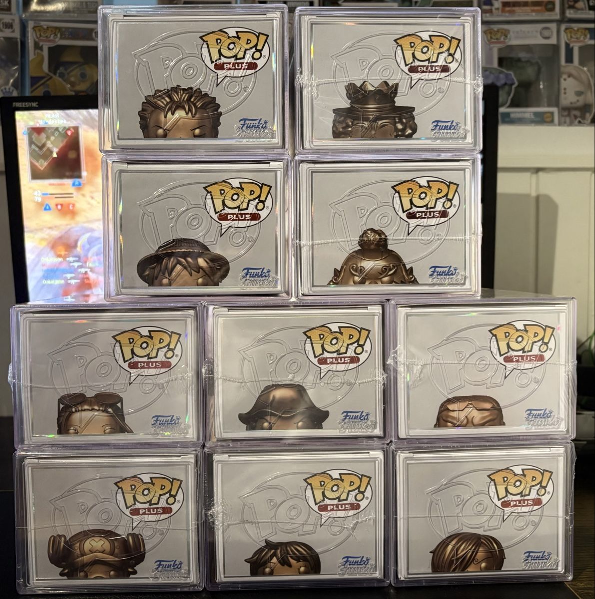 Funko Statuette: Funko Pop! One Piece Bronze Set – Nuovo (secondo la descrizione) da Alpnach Dorf venduto da Walsche 3