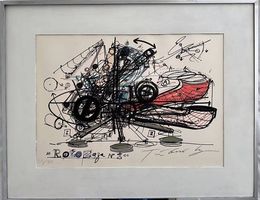 Jean Tinguely lithographie  Roto Zaza