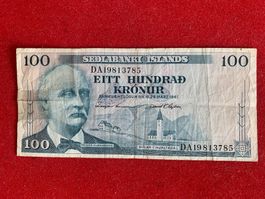 ICELAND - 100 Kronur 29 Marz 1961 - Gebraucht / Usagé
