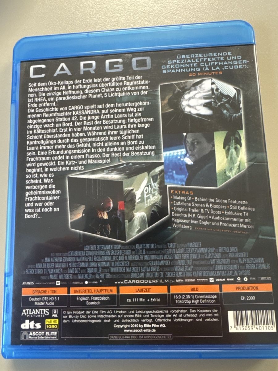 Tutti i DVDs: Cargo Top Schweizer Film – Usato da Brunnadern venduto da Nanuk60 1