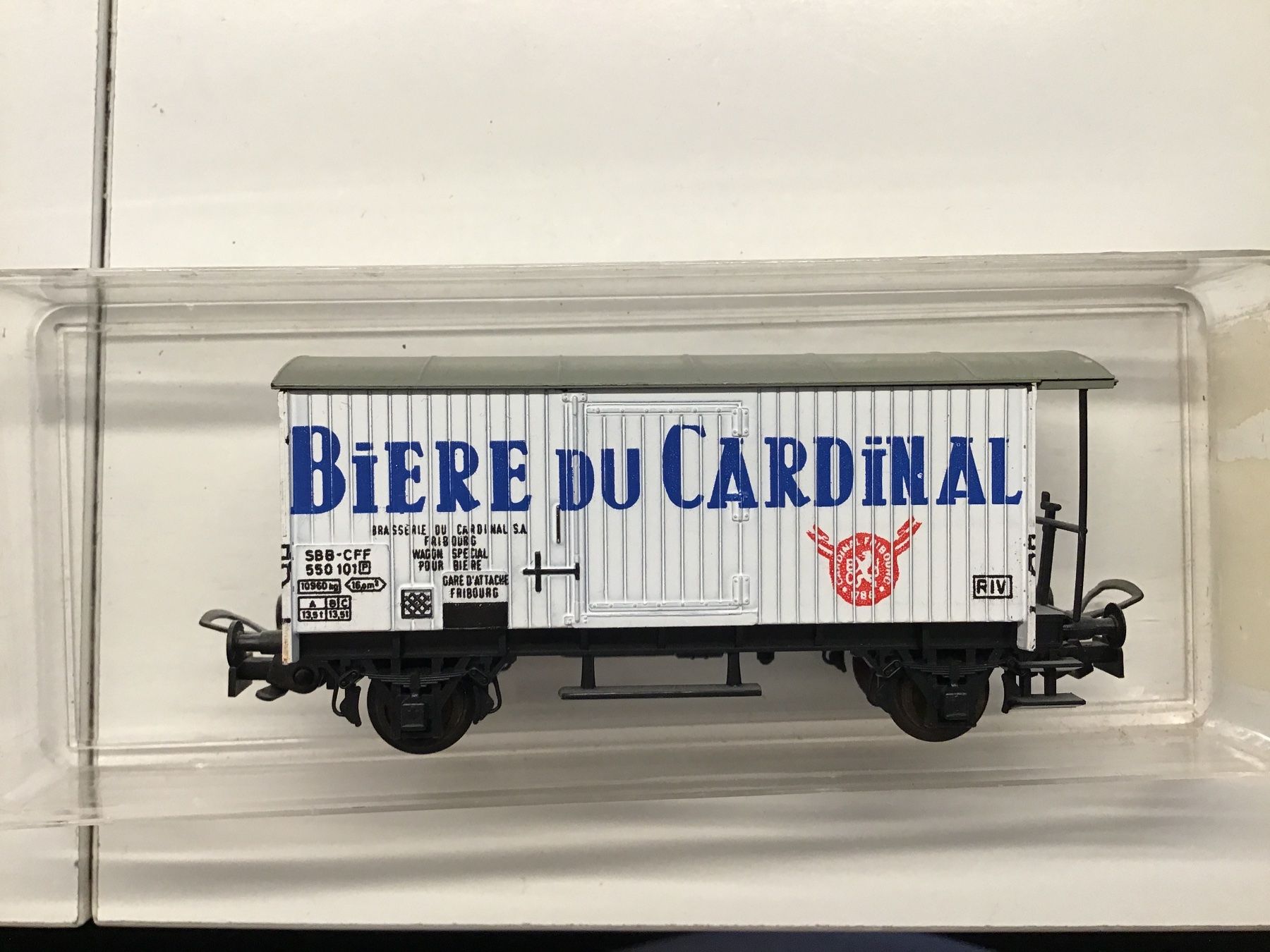 Liliput Modellini di ferrovie: Liliput Bier du Cardinal SBB CFF H0 Modellbahnwagen – Usato da Männedorf venduto da Modelle-aller-Art
