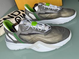 FENDI FF Flow Transparent Rubber Slip On Low Sneakers 43 NEU