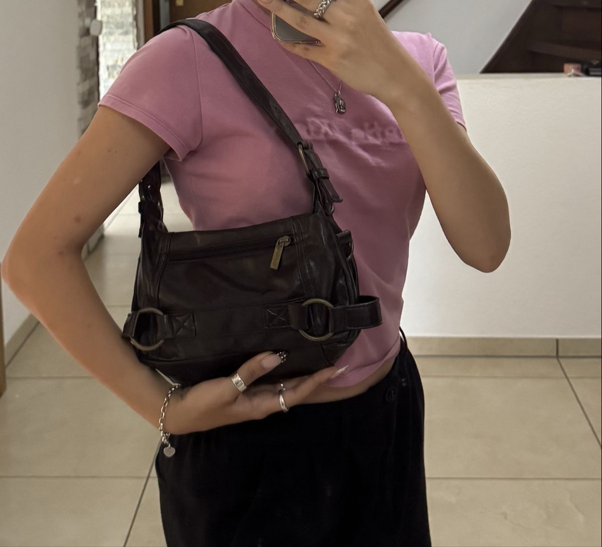 Borse da donna: Dunkelbraune Schultertasche  – Nuovo (secondo la descrizione) da Balsthal venduto da Narulya 3
