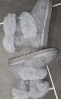NEU Winter Boots , MädchenGrau, Grösse 24 mit Kunstfell