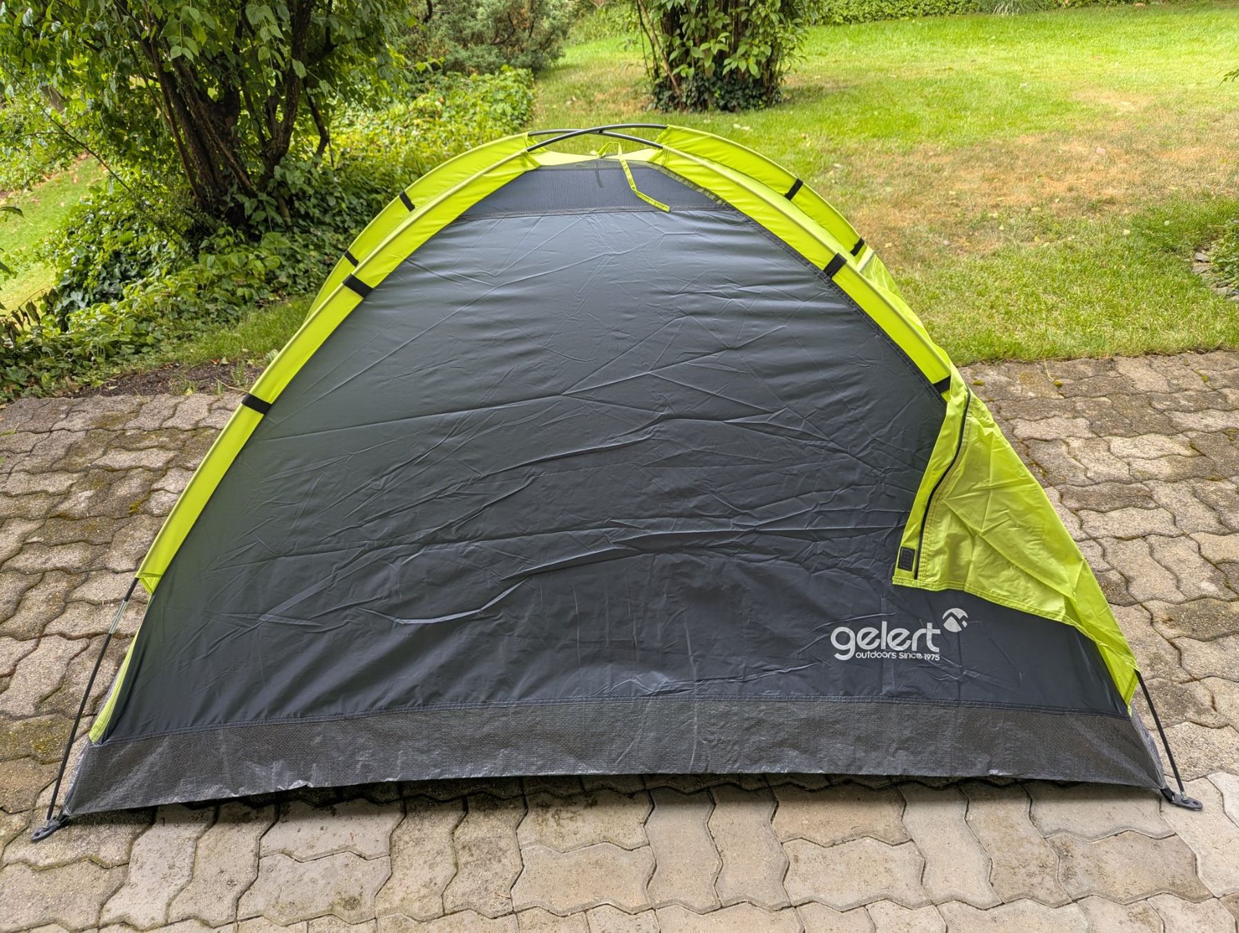 Tende : Gelert Monodome 2 Zelt - Lime/Charcoal – Usato da Niederglatt ZH venduto da Dgeiss 2