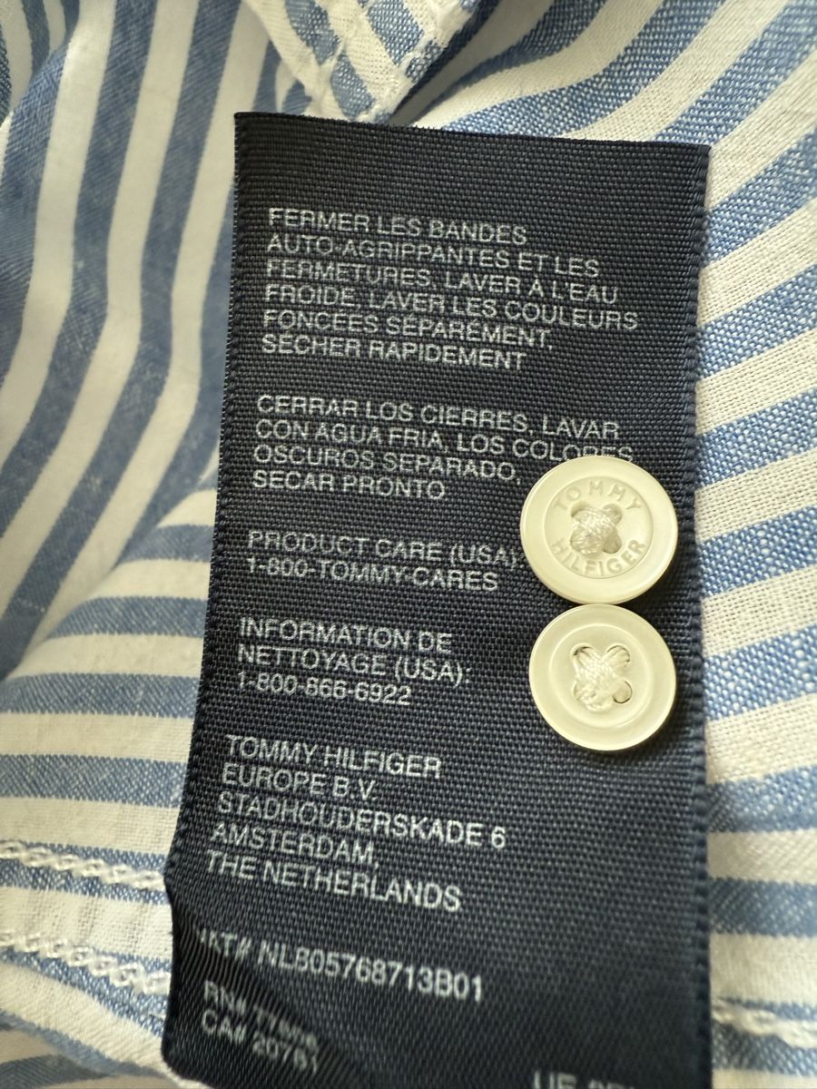 Tommy Hilfiger Blusen: Tommy Hilfiger Damen Hemd, Grösse 4, Gestreift – Gebraucht aus Zollikon von snowflake10- 3