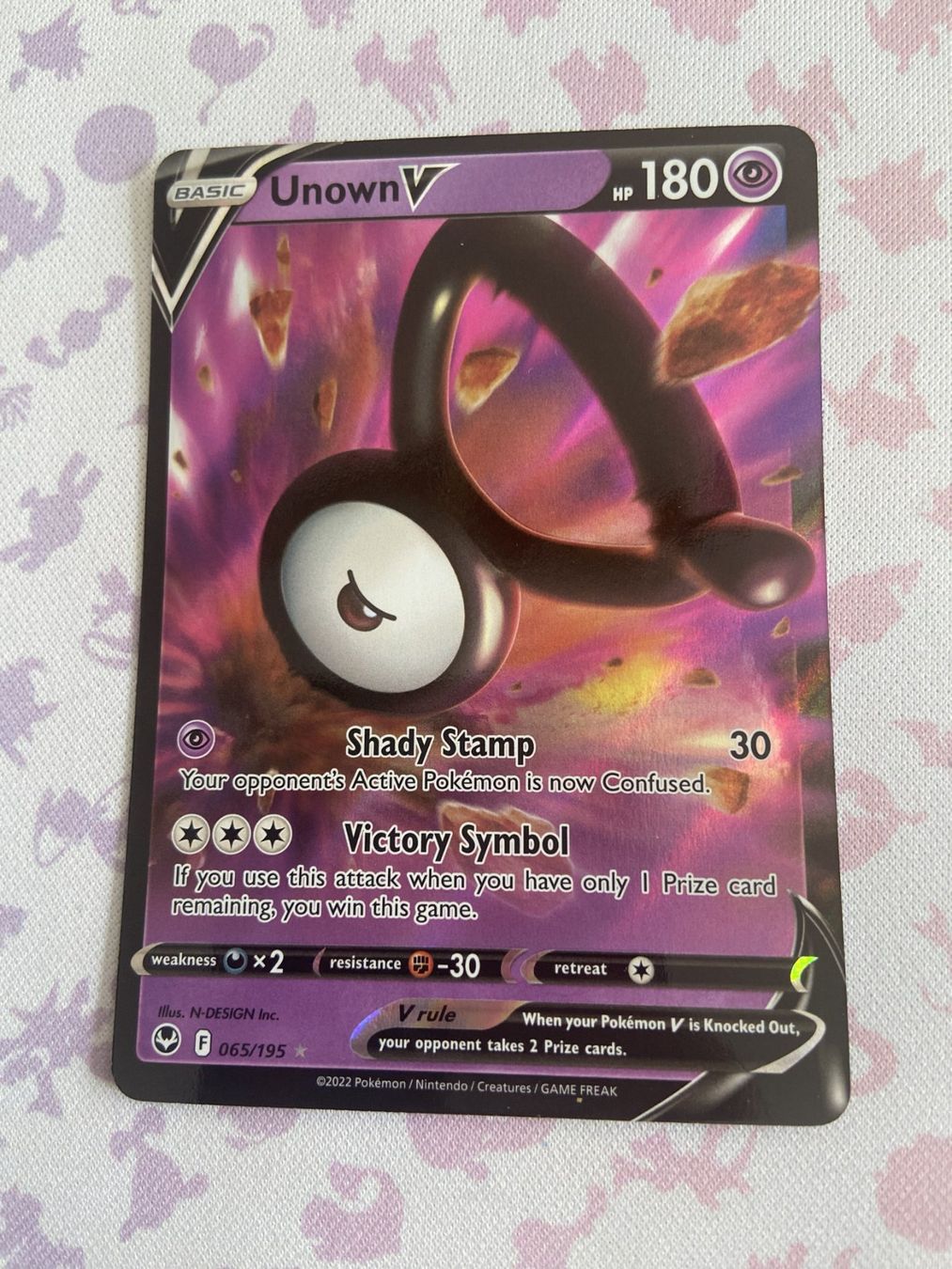 Cartoline: Unown V 65/195 Silberne Sturmwinde – Nuovo e nell'imballaggio originale da Reinach venduto da Sobek96