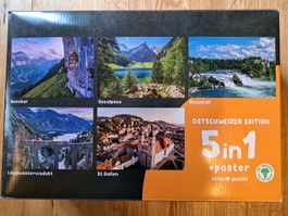5 x 1000 Teile Ostschweizer Edition